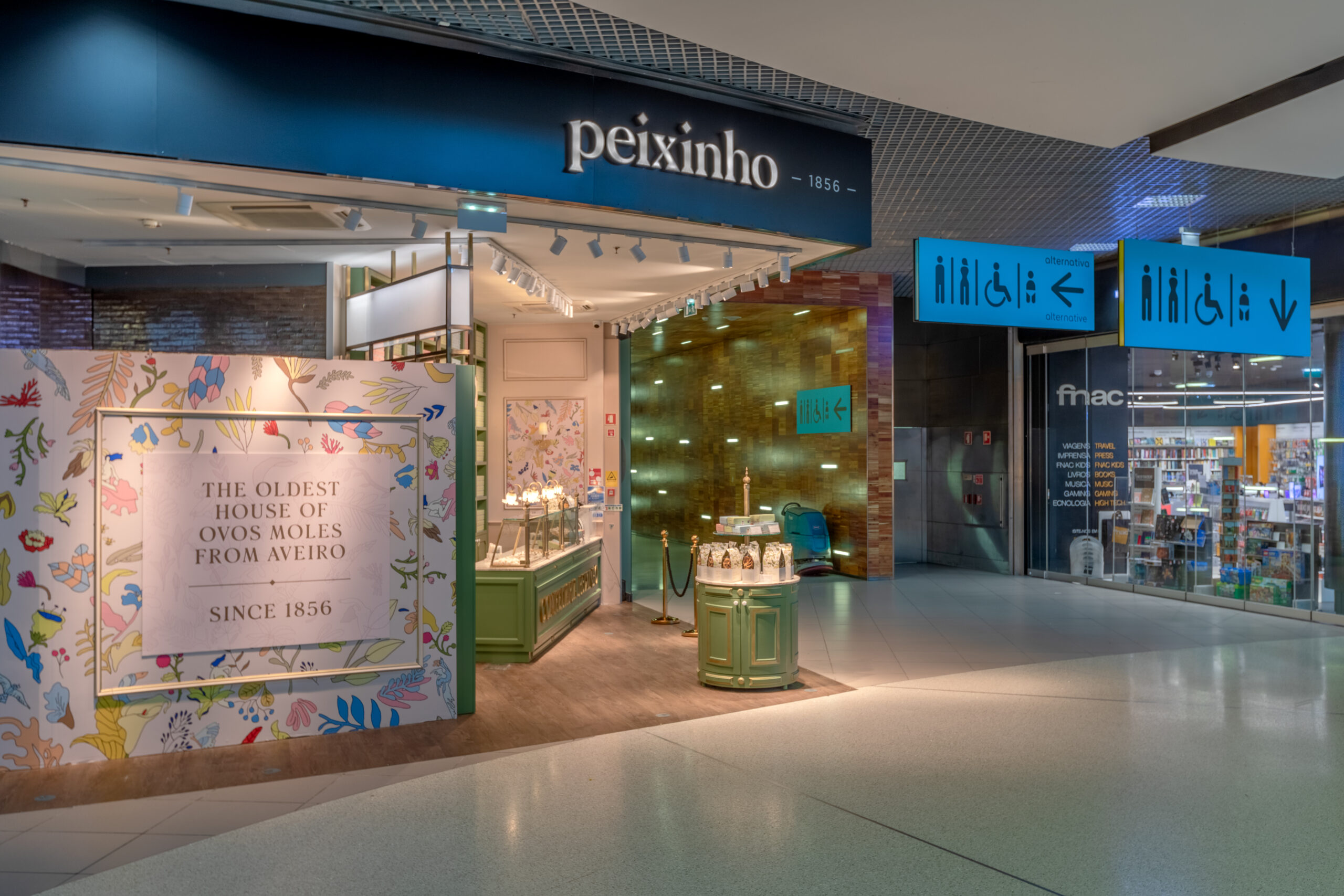 Confeitaria Peixinho, Aeroporto de Lisboa — design de interiores por PAR