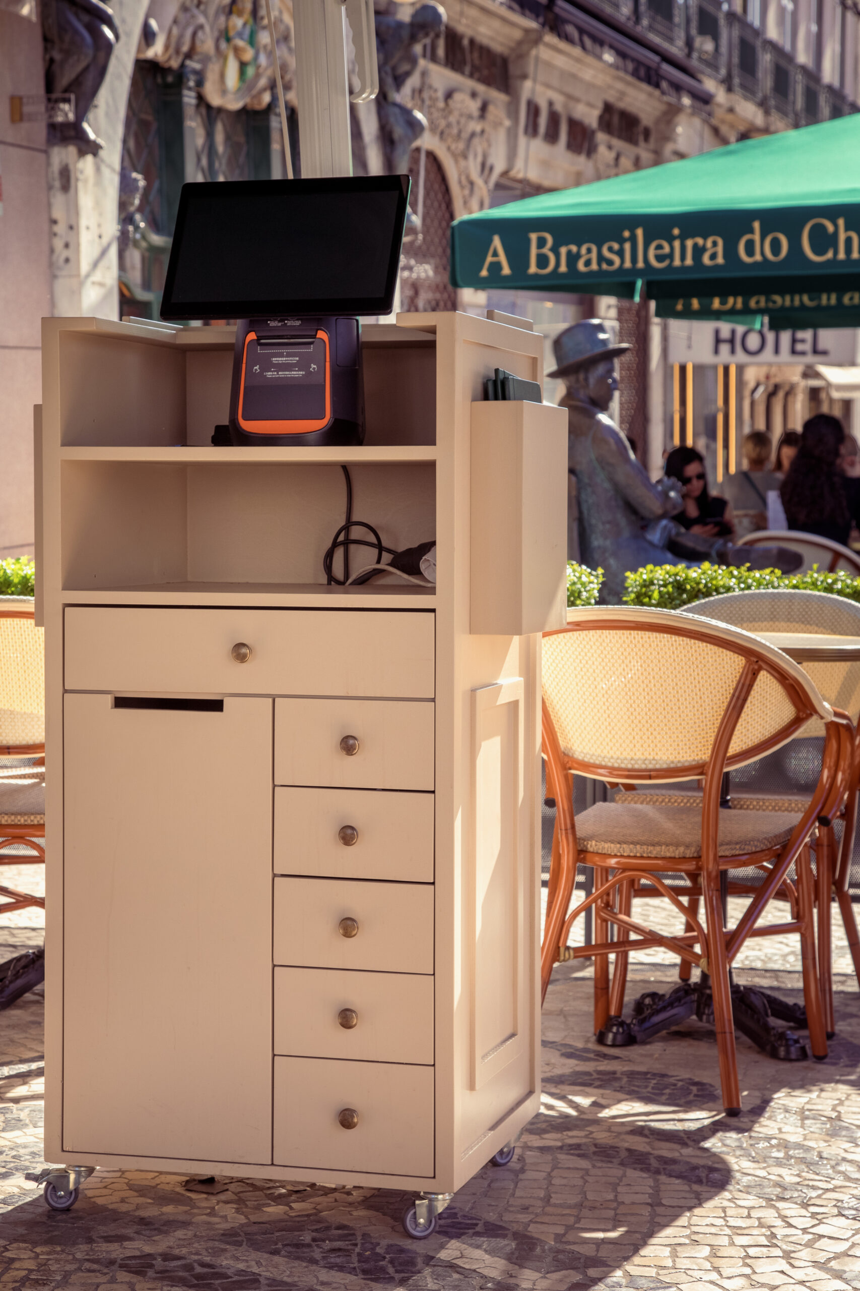 Café d'A Brasileira do Chiado — design de interiores por PAR